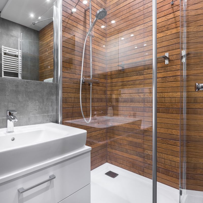 Multi-Panel Glass Shower